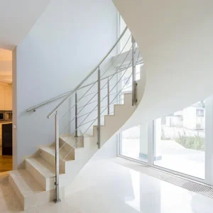 Curved staircase custom designed in Melbourne