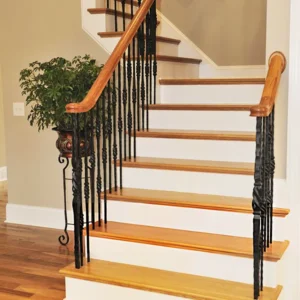 Wrought iron balustrade staircase installation Melbourne