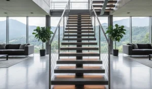 Modern Glass Balustrade Designed by Rataul Stairs in Melbourne